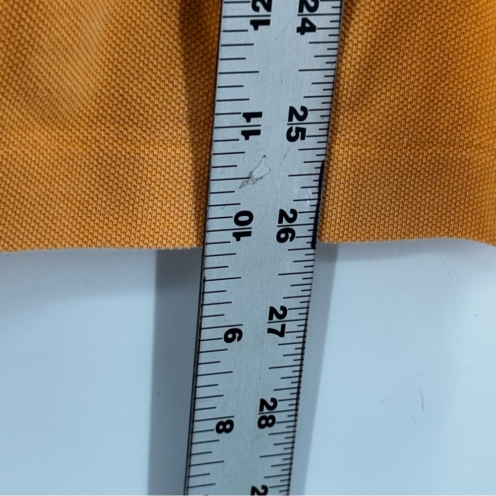 Lacoste Mens Peach/Orange Short Sleeve Preppy Polo Size 7 - Picture 3 of 8